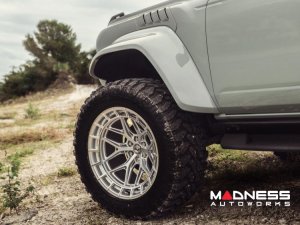 Ford Bronco Custom Wheels - HFX-1 by Vossen - Polished Silver